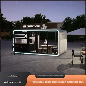 Jalan Komersial Pasar Malam Jalan Selebriti Internet Rumah Kapsul Mobile Desain Modern Aluminium Penerbangan Fluorokarbon - Product Image 2