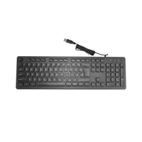 USB 104-Key Full-Size 2.4G Keyboard Komputer Kantor Senyap dengan Lampu Latar LED Multimedia Berkabel Combo dengan Mouse untuk PC AIO