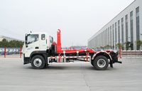 Camion benne à ordures poids lourd Benz Auman 20 tonnes, station de compactage mobile 12 m³, recyclage manuel, diesel, construction