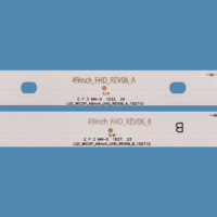 Nouvelle bande de rétroéclairage LED TV GD/B pour réparation TV 49LH5700 49UF6400-CA