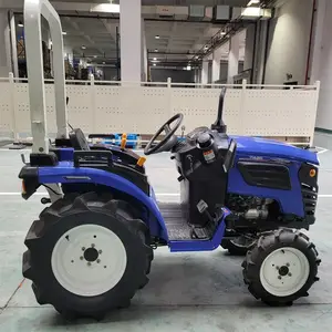 Goedkope Hydraulische 4wd 25hp Helmstok Machines Kleine 4X4 Mini Farm Tractor Met Voorste Eindlader 40hp Epa Traktor In China