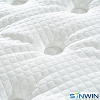 Matelas orthopédique SWP-ME35 - Matelas à ressorts ensachés avec surmatelas moelleux pour soulager la pression