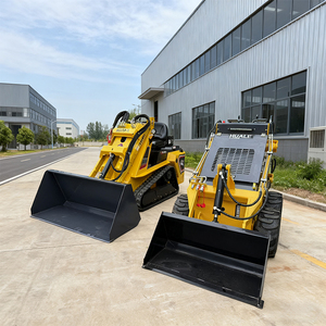 Mesin kemudi selip Mini EPA <span class=keywords><strong>CE</strong></span> baru mesin konstruksi pertanian Model Mini pemuat kemudi selip perayap hidrolik Diesel - Product Image 3