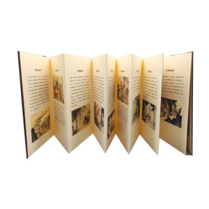 Tissu non tissé de livre à couverture rigide personnalisé de haute qualité pliant avec <span class=keywords><strong>impression</strong></span> d'estampage à chaud en papier carton - Product Image 1