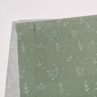 Papier de soie personnalisable en matériaux recyclés 30 g/m² avec logo, papier d'emballage de luxe pour chaussures et vêtements, papier kraft
