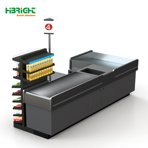 เคาน์เตอร์คิดเงินยอดนิยม Highbright พร้อมชั้นวางสินค้าแบบ Impulse Display สำหรับซูเปอร์มาร์เก็ตและร้านค้าปลีก - Product Image 3