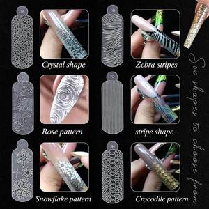Moule en silicone pour nail art, motif flocon <span class=keywords><strong>de</strong></span> neige <span class=keywords><strong>de</strong></span> Noël et léopard, 3D, DIY, kit d'outils, best-seller transfrontalier - Product Image 4