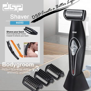 เครื่องโกนหนวดไฟฟ้า Dsp รุ่น 60050 แบบชาร์จได้ กันน้ำ ใบมีดคู่ ชุดดูแลผิวกายสำหรับผู้ชาย - Product Image 1