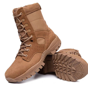 TG21 Venta al por mayor de cuero Anti Terciopelo suela pesada <span class=keywords><strong>Botas</strong></span> ligeras para senderismo y <span class=keywords><strong>montaña</strong></span> zapatos de entrenamiento de trabajo <span class=keywords><strong>botas</strong></span> de seguridad para hombres - Product Image 1