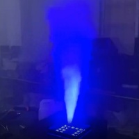 1500W Dmx512 Control remoto Vertical 24x3W Rgb 3 en 1 máquina de niebla de humo de boda Luz de efecto de discoteca/luces de fiesta de Dj/luz de Club
