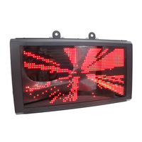 Affichage LED Mini SMD P4.75 Rouge/Vert en Verre Acrylique TCP/IP pour Utilisation Intérieure, Luminosité >800cd/m, Distance de Vision 1-25m, pour Gestion de File d'Attente et Parking