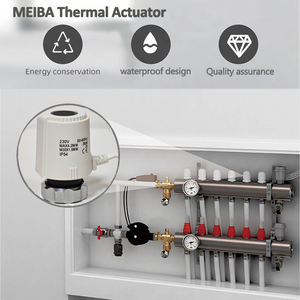 230V termal aktüatör yerden ısıtma sistemi NC kapalı/açık termostatik balmumu vana aktüatör elektrikli CE onaylı ısıtma kablosu - Product Image 4