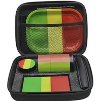 Kit de fumeur 7 pièces personnalisé avec logo 2024, plateau à rouler, pot à herbes, broyeur à herbes, accessoires de fumage