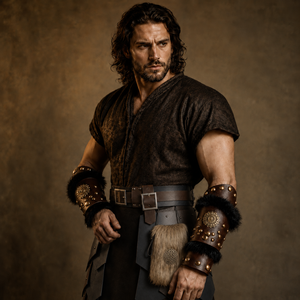 Bolsa de Piel Sintética Estilo Vikingo Nórdico Medieval, Bolsa con Cordón, Monedero Portátil, Accesorios de Disfraces para Halloween, TV y Cine - Product Image 3