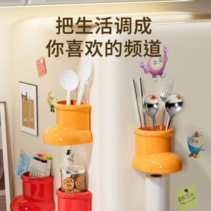 Boîte de rangement murale en forme de botte, mignonne, pour cuisine, chambre à coucher, petits objets, aucun perçage requis - Product Image 1