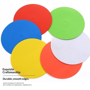 Plaque de signalisation d'entraînement de football portable en TPE multicolore, type repère, obstacle, barrière de route papillon, équipement de football - Product Image 3