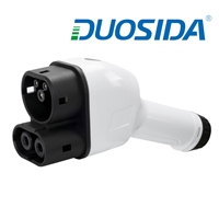 Prise EV CCS2 certifiée EN/IEC62196-3 500A, directement de l'usine, étanche IP67 pour la recharge rapide DC européenne
