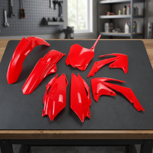 Per Honda CRF 250R 2011-2013 rosso 070 Kit di plastica USA Made accessori per moto - Product Image 2