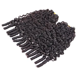 Extensiones de Cabello Humano Remy Afro Rizado Birmano con Micro Anillas Pre-Enlazadas, Ondulado Natural, de Una Sola Capa, 14-28 Pulgadas, 1 Paquete de 50g, Invisible - Product Image 4