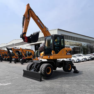 Xiniu Neushoorn Hydraulische Wiel 6 <span class=keywords><strong>Ton</strong></span> 9 <span class=keywords><strong>Ton</strong></span> <span class=keywords><strong>10</strong></span> <span class=keywords><strong>Ton</strong></span> Graafmachine Xn90y Rupsgraafmachine - Product Image 3