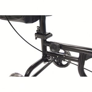 Carrozzina Pieghevole, Deambulatore con Ruote, Ausilio per la Deambulazione per Disabili, Bastone Manuale ed Elettrico, Rollator per Anziani - Product Image 5