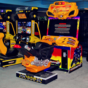Venta al por mayor: Máquina recreativa de videojuegos de simulación de conducción de motos FF Super Moto con pantalla LCD de 42 pulgadas, juego de carreras de motos. - Product Image 3