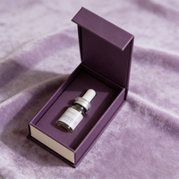 Boîte cosmétique de luxe personnalisée avec logo en feuille d'or - Boîte cadeau en papier à fermeture magnétique, pour emballage de brillant à lèvres et de soins de la peau