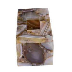 Elegant Natural Marble <b>Box</b> Luxury Storage Container <b>with</b> <b>Lid</b> for Jewelry Accessories Home Office Hotel Spa and Interior <b>Decor</b> - Product Image 4