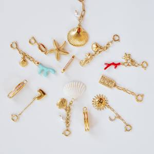 Ciondoli per Bikini impermeabili in acciaio inossidabile con fibbia per gioielli da spiaggia stile <span class=keywords><strong>marino</strong></span> ciondoli in metallo per costumi da bagno - Product Image 4