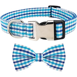 Plaid BowTie Chic Adjustable <strong>Pet</strong> Collar - Fashion <strong>Pet</strong> <strong>Accessories</strong> - Product Image 2