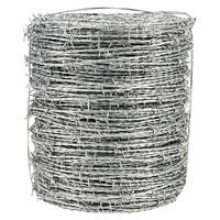 China Supplier <strong>Best</strong> Value Portable Steel Iron <strong>Barbed</strong> <strong>Wire</strong> for Pasture Meadow Enclosure with Corrosion Resistant UV Resistance