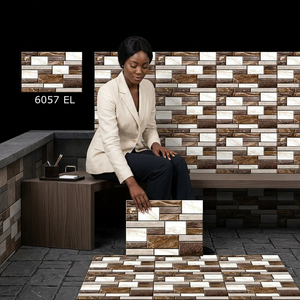 Precio al por Mayor, Azulejos de Cerámica para Pared con Acabado Mate de 25x37.5cm (250x375mm) para Edificios Comerciales - Product Image 3