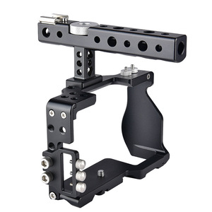 YELANGU Mirrorless <b>Camera</b> Cage Aluminum Alloy Adjustable Arm Mount <b>For</b> A6 Series <b>Stabilizer</b> Handle Grip - Product Image 4