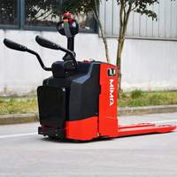 Transpalette Électrique MIMA 2000 kg, Chariot à Main RWD, Batterie au Lithium, Fourches 1150x170mm, Pneus Pleins/Polyuréthane pour Utilisation Intérieure