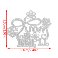 AAGU New Metal Cutting Dies mold Scrapbooking Craft Cutting Die Let It Snow Snowflake Christmas Craft Paper Cutting Dies