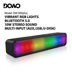 Altavoces de Escritorio para PC RGB de Alta Calidad de 10 W 5.0 con AUX y USB-C, Ideales para Películas, Música, Juegos y Multimedia - Product Image 1