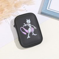 Grande pochette de rangement pour cartes à collectionner Pikachu moderne, fermeture éclair, blocage RFID, logo personnalisé, matériau plastique pour cartes de jeu
