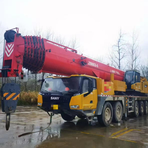 Grúa sobre orugas usada Sany de 160 toneladas 2024 con contrapeso de 57 toneladas, motor doble, caja de cambios móvil, motor principal PLC y bomba - Product Image 1
