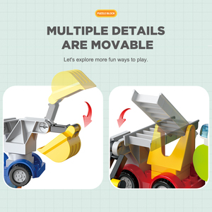 FEELO Set di Costruzioni Robot 6-in-<span class=keywords><strong>1</strong></span>, Camion Colorato Ecologico Educativo Compatibile con <span class=keywords><strong>Lego</strong></span> per Ragazzi - Product Image 5