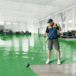 High Hardness Epoxy Colored Sand Floor Resin <b>Paint</b> Wear-Resistant Self-Leveling Liquid <b>Coating</b> Simple Brush Application CAS No. - Product Image 1