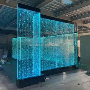 Moderne LED restaurant décoratif cloison <span class=keywords><strong>écran</strong></span> couleur changeante lumière mur bulle d'eau décoration - Product Image 6