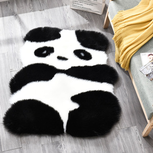 Tapis rectangulaire en forme de pingouin de dessin animé, tapis de sol doux pour chambre d'enfant, décoration de la maison, tapis chaud et rembourré pour salon - Product Image 2