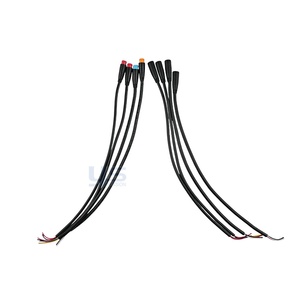 Connecteur universel M8 étanche IP68, câble PVC blindé à 8 broches codé, faisceau de câblage pour capteur de verrouillage intelligent de vélo électrique et moto - Product Image 2