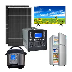 1000W portable power station Solar generator with panel completed set standby solar power station