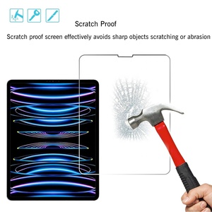 Protecteur d'écran <span class=keywords><strong>en</strong></span> verre trempé pour iPad Pro 12.9 "6/5/4/3 (<span class=keywords><strong>2022</strong></span>/2021/2020/2018), <span class=keywords><strong>film</strong></span> transparent <span class=keywords><strong>en</strong></span> verre de dureté 9H, résistant aux rayures - Product Image 4