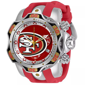 Orologio da uomo al quarzo NF INVO con quadrante grande, cinturino in silicone, cassa in lega, stile sportivo, in pronta consegna per il commercio transfrontaliero - Vendita calda - Product Image 5