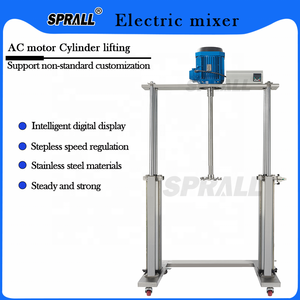 SPRALL 1000L Champú cosmético Agitador <span class=keywords><strong>de</strong></span> pintura Corte <span class=keywords><strong>de</strong></span> alta velocidad eléctrico Dispersor homogéneo Dissolver Máquina mezcladora - Product Image 4