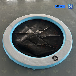 Hamaca Flotante Inflable Personalizada para Piscina, Hamaca de Agua Portátil con Centro de Malla para Recreación - Product Image 1