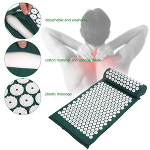 HAIJI HJ-A02 Juego de Masaje Corporal Completo para Espalda, Cuello, Pies, Dolores de Cabeza, Relajación Muscular, Tapete de Acupresión y Almohada de Masaje - Product Image 3