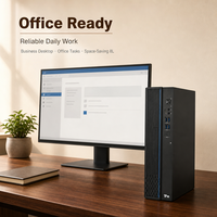 Zhaoxin KX U6780A 8 Core 2.7GHz Desktop untuk Penggunaan Sehari-hari di Perusahaan, RAM 16GB, SSD NVME 512GB, Casing Kompak 8L, Paket Lengkap Termasuk